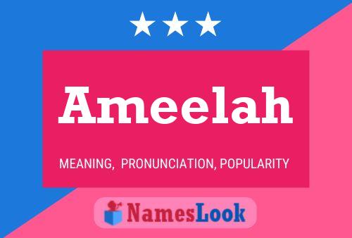 ملصق اسم Ameelah