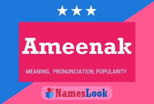 ملصق اسم Ameenak