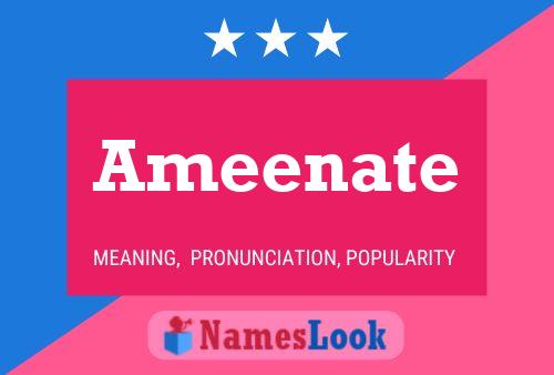 ملصق اسم Ameenate