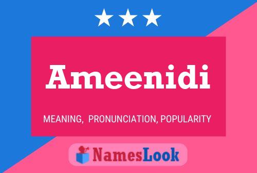 ملصق اسم Ameenidi