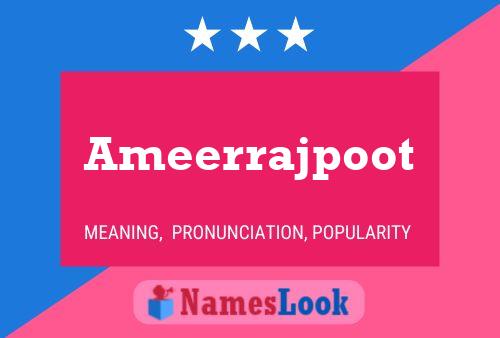 ملصق اسم Ameerrajpoot