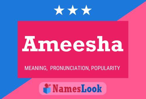 ملصق اسم Ameesha