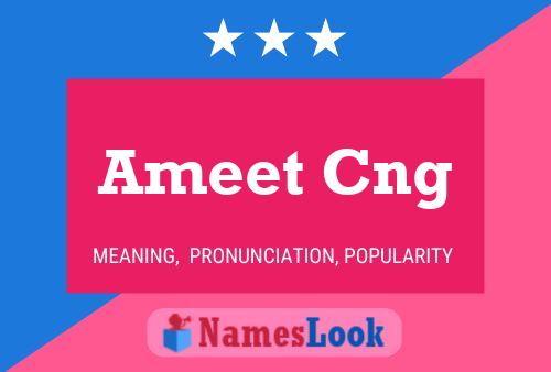 ملصق اسم Ameet Cng