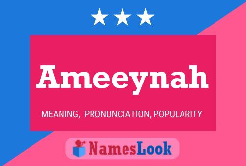 ملصق اسم Ameeynah