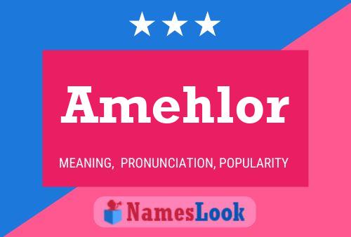 ملصق اسم Amehlor