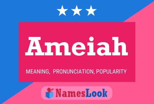 ملصق اسم Ameiah