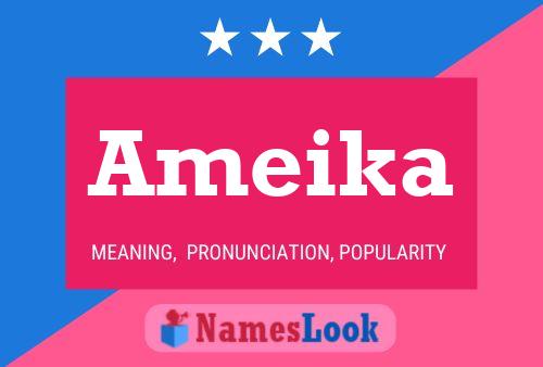 ملصق اسم Ameika