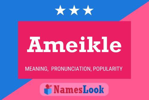 ملصق اسم Ameikle