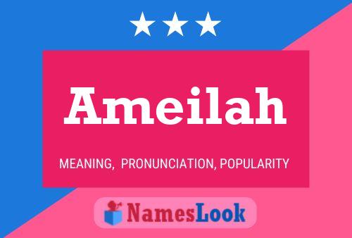 ملصق اسم Ameilah