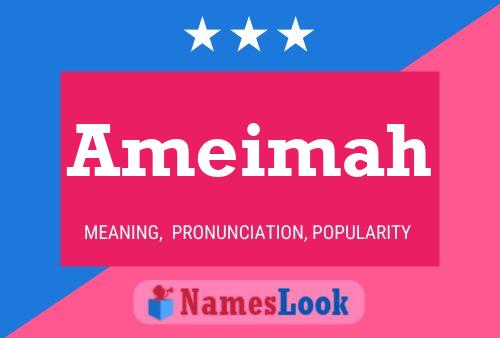 ملصق اسم Ameimah