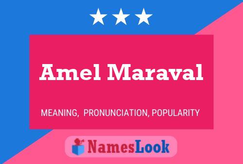 ملصق اسم Amel Maraval