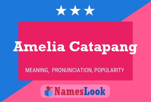 ملصق اسم Amelia Catapang