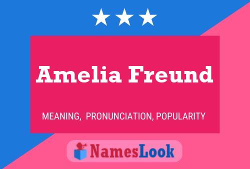 ملصق اسم Amelia Freund