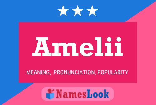 ملصق اسم Amelii