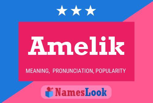 ملصق اسم Amelik