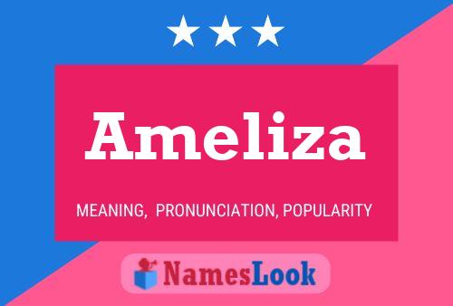 ملصق اسم Ameliza