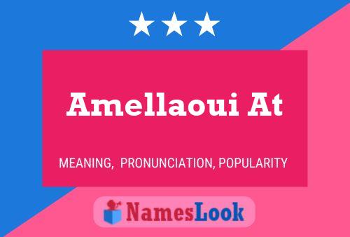 ملصق اسم Amellaoui At