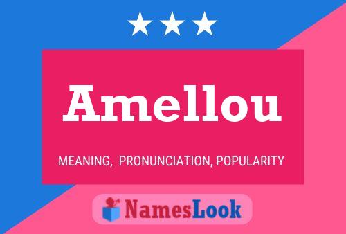 ملصق اسم Amellou