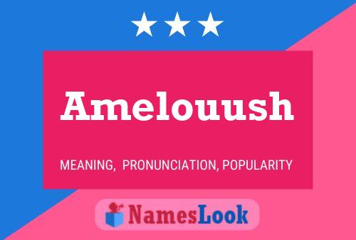 ملصق اسم Amelouush