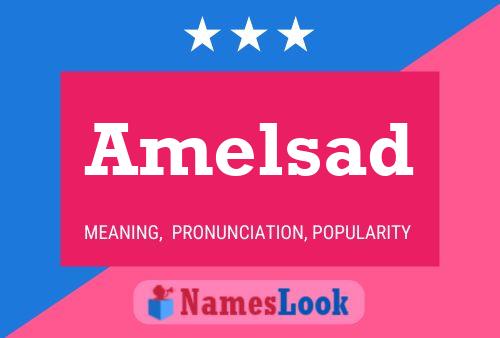 ملصق اسم Amelsad