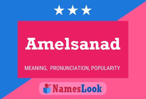 ملصق اسم Amelsanad