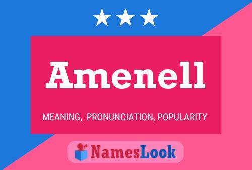 ملصق اسم Amenell