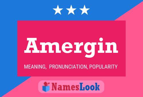 ملصق اسم Amergin