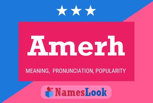 ملصق اسم Amerh