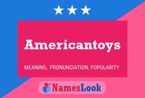 ملصق اسم Americantoys