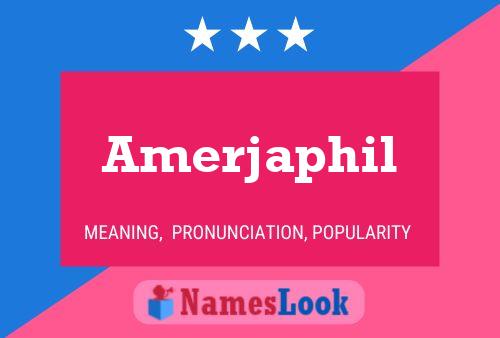 ملصق اسم Amerjaphil