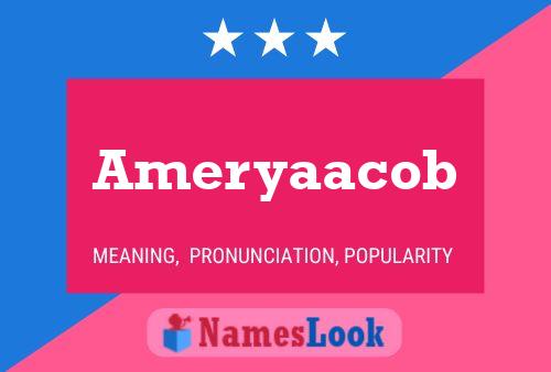 ملصق اسم Ameryaacob