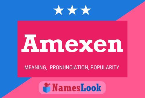 ملصق اسم Amexen