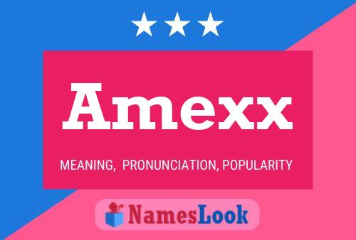 ملصق اسم Amexx