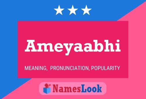 ملصق اسم Ameyaabhi