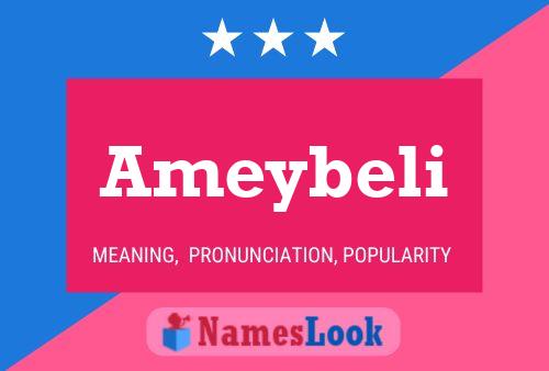 ملصق اسم Ameybeli