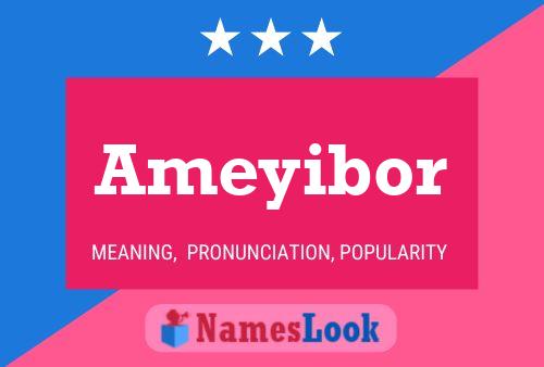 ملصق اسم Ameyibor