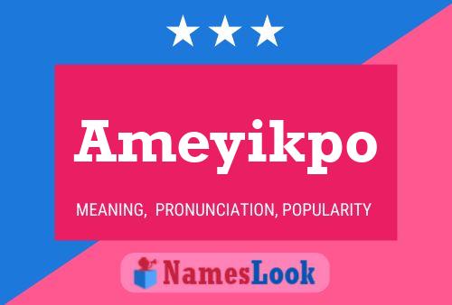 ملصق اسم Ameyikpo