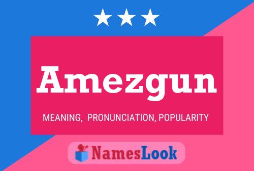 ملصق اسم Amezgun