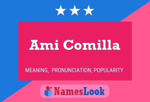 ملصق اسم Ami Comilla