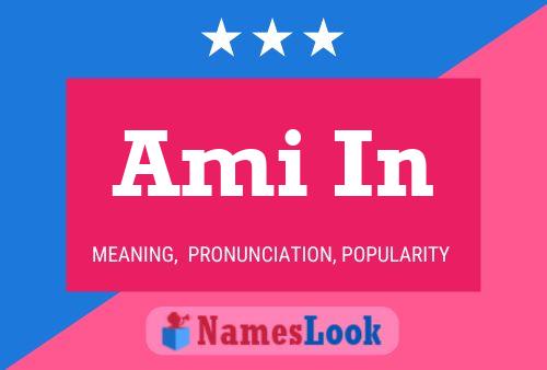 ملصق اسم Ami In