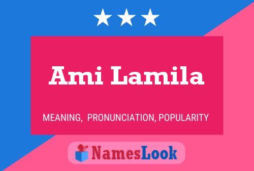 ملصق اسم Ami Lamila