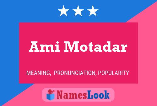 ملصق اسم Ami Motadar