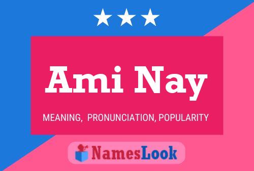 ملصق اسم Ami Nay