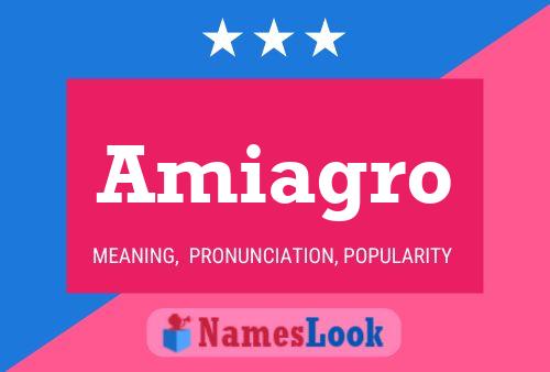 ملصق اسم Amiagro