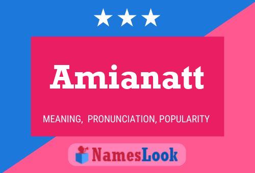 ملصق اسم Amianatt