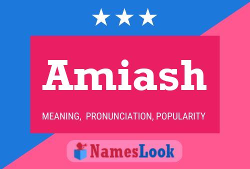 ملصق اسم Amiash