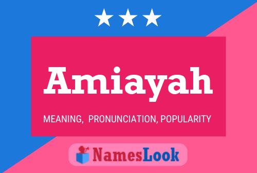 ملصق اسم Amiayah