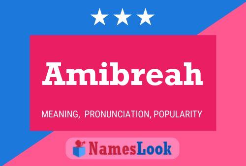 ملصق اسم Amibreah