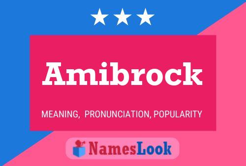 ملصق اسم Amibrock