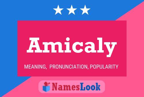 ملصق اسم Amicaly